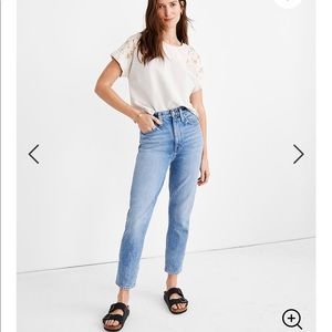 NWT Madewell mom jeans